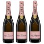 Lot de 3 Champagnes Moët & Chandon Impérial Rosé 75cL