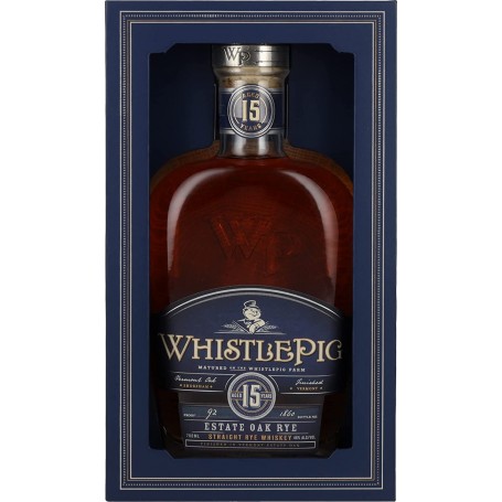 WhistlePig 15 Years Old Straight Rye Whiskey 46% Vol. 0,7l in Giftbox